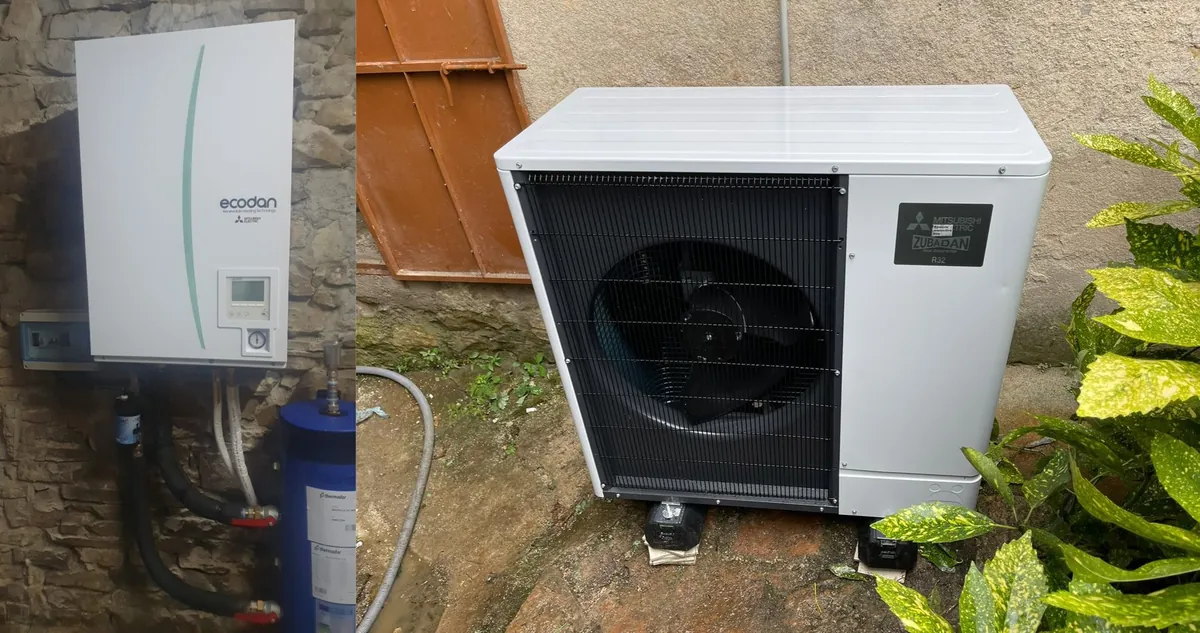 Pompe à chaleur installée par AJ Confort